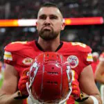 serious Travis Kelce